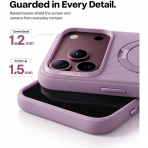 TORRAS Q3 Wind iPhone 18 Pro Max Standl� Silikon K�l�f-Stone Lavender