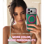 TORRAS Ostand Hue iPhone 18 Pro Koruyucu K�l�f-Jade Green