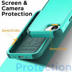 AICase Apple iPhone 16e MagSafe Uyumlu Klf -Water Blue