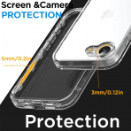 AICase Apple iPhone 16e MagSafe Uyumlu Klf -Clear