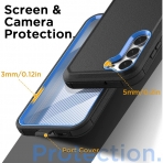 AICase Galaxy S23 Plus Klf (MIL-STD-810G)-Black Blue