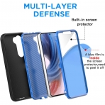 AICase Galaxy S23 Plus Klf (MIL-STD-810G)-Black Blue