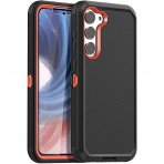AICase Galaxy S23 Plus Klf (MIL-STD-810G)-Black Orange