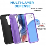 AICase Galaxy S23 Plus Klf (MIL-STD-810G)-Black Purple