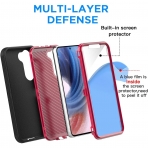 AICase Galaxy S23 Plus Klf (MIL-STD-810G)-Black Red