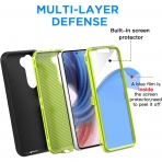 AICase Galaxy S23 Plus Klf (MIL-STD-810G)-Black Yellow