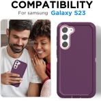 AICase Galaxy S23 Plus Klf (MIL-STD-810G)-Night Purple