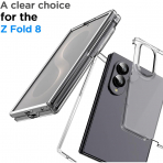 AICase Galaxy Z Fold 8 Uyumlu �effaf K�l�f 