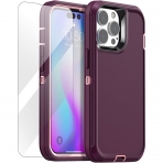 AICase iPhone 14 Pro Max Klf (MIL-STD-810G)-Night Purple