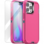 AICase iPhone 14 Pro Klf (MIL-STD-810G)-Pink