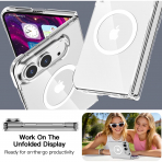 AICase iPhone Duo Katlanabilir Magsafe �effaf K�l�f