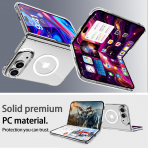 AICase iPhone Duo Katlanabilir Magsafe �effaf K�l�f