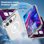 AICase iPhone Duo Katlanabilir Magsafe �effaf K�l�f