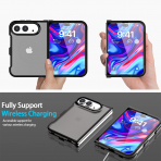 AICase iPhone Duo Katlanabilir �effaf K�l�f-Translucent Matte