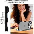 AICase iPhone Duo Katlanabilir �effaf K�l�f-Translucent Matte