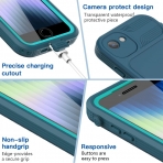 AICase iPhone SE Su Geirmez Klf-Green