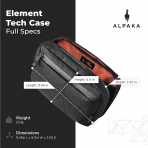 ALPAKA Elements Organizatr anta -Black 