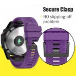 ANCOOL Garmin Fenix 5 Kay (22mm)-Purple