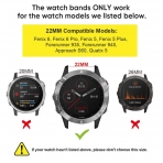 ANCOOL Garmin Fenix 6 Silikon Kay-Yellow