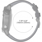 ANCOOL Garmin Fenix 7X/6X Pro/5X Plus Kay -White Black