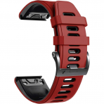 ANCOOL Garmin Fenix 7X/6X Pro/5X Plus Kay -Red Black