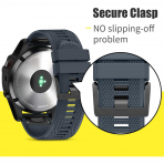 ANCOOL Silikon Garmin Fenix 7/6/5 Kay -Slate