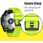 ANCOOL Silikon Garmin Fenix 7/6/5 Kay -Green