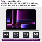 ANTOGOO V MacBook Pro M3 Ekran Koruyucu (14 in)