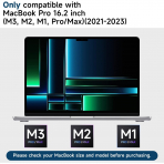 ANTOGOO V MacBook Pro M2/M3 Ekran Koruyucu (16 in)