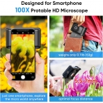APEXEL Android ve iPhone Telefon Makro Lens