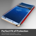 ATOOZ Galaxy S8 Plus Ultra nce Full Body Klf-Red