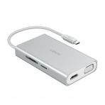 AUKEY USB C oklu Hub Adaptr (Gray)