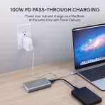 AUKEY USB C oklu Hub Adaptr (Space Gray)