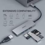 AUKEY USB C Hub SD / Mikro SD Kart Okuyucu (Gm)