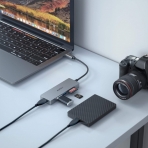 AUKEY USB C Hub SD / Mikro SD Kart Okuyucu (Gm)