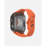AULUMU Apple Watch Ultra 2 FKM Bumper Klf-Red Orange 