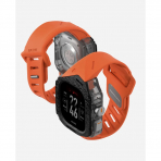 AULUMU Apple Watch Ultra 2 FKM Bumper Klf-Red Orange 