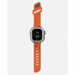 AULUMU Apple Watch Ultra 2 Titanyum Bumper Klf-Red Orange 