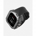 AULUMU Apple Watch Ultra 2 Titanyum Bumper Klf-Black 