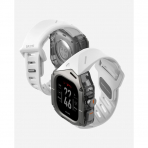 AULUMU Apple Watch Ultra 2 Titanyum Bumper Klf-White 