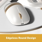 Azio IZO Wireless Bluetooth Mouse-White Blossom