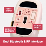 Azio IZO Wireless Bluetooth Mouse-Baroque Rose