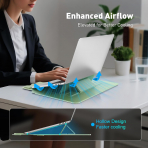 AboveTEK 2si 1 Arada Laptop Klf (13-14 in)-Sage Green