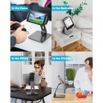 AboveTEK Kiosk Alminyum Telefon/Tablet Stand -Grey