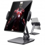 AboveTEK Kiosk Alminyum Telefon/Tablet Stand -Grey