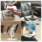 AboveTEK Kiosk Tablet Stand-White