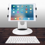 AboveTEK Kiosk Tablet Stand-White