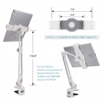 AboveTEK Sturdy Telefon/Tablet Stand-White