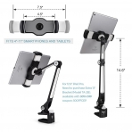 AboveTEK Sturdy Telefon/Tablet Stand-Black