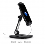 AboveTEK Stylish Telefon/Tablet Stand-Black